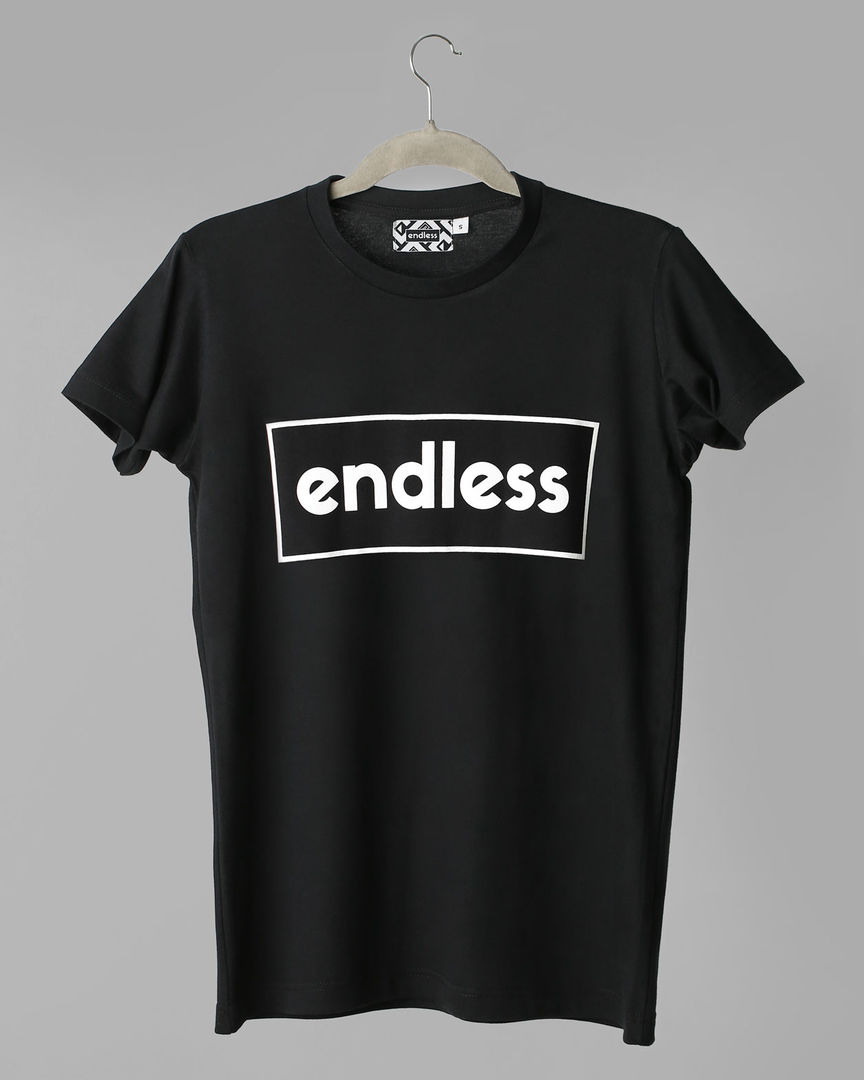 Endless Black T-shirt - Essentials - Front